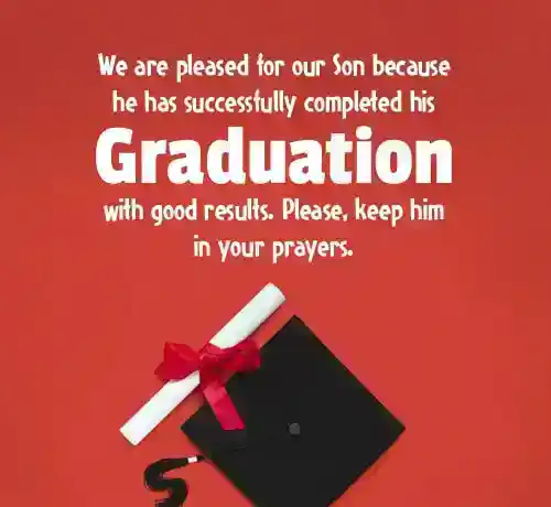 graduation announcement wording from parents