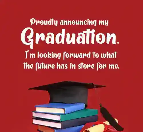 graduation announcement examples