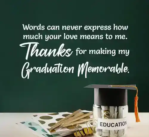 words of gratitude for graduation
