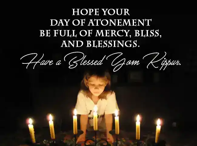 Yom Kippur Messages for Family and Friends