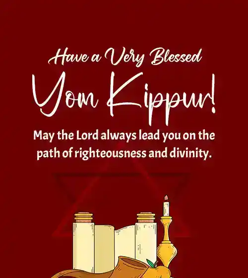 yom kippur blessing