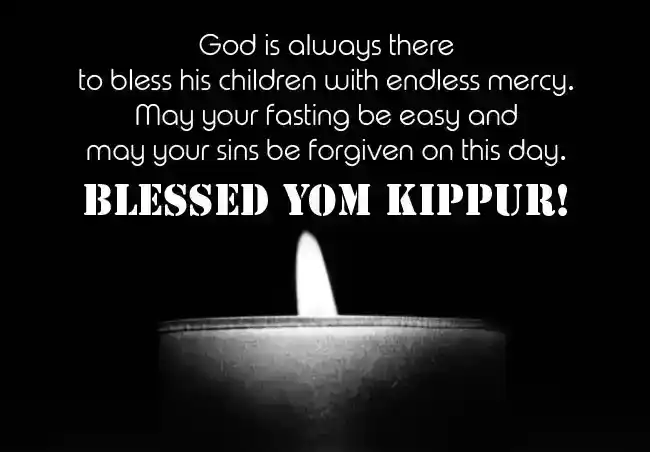 Blessed Yom Kippur Wishes