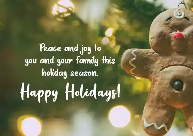 Holiday Wishes for Friends