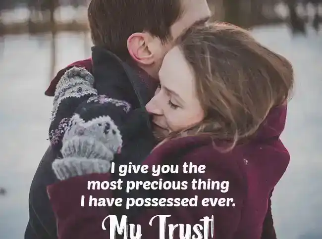 trust message for her