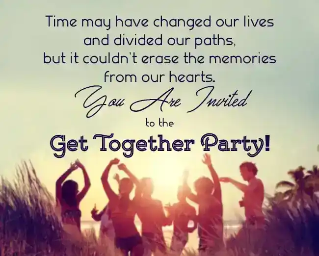 Invitation Messages for Party of Get Together