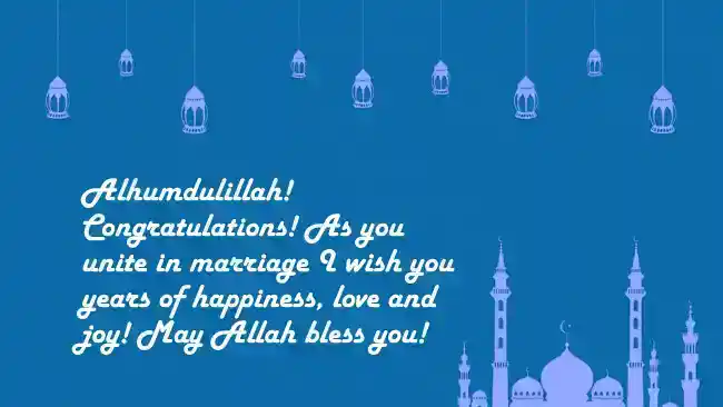 islamic wedding wishes