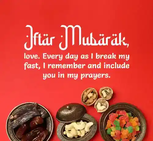 Happy Iftar My Love