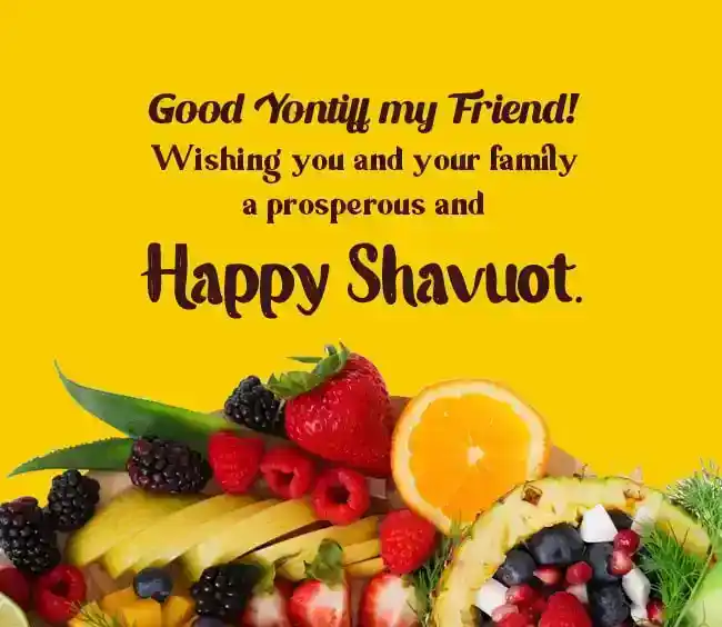 Happy Shavuot Wishes for Friends