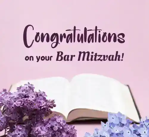 Congratulations on your Bar Mitzvah