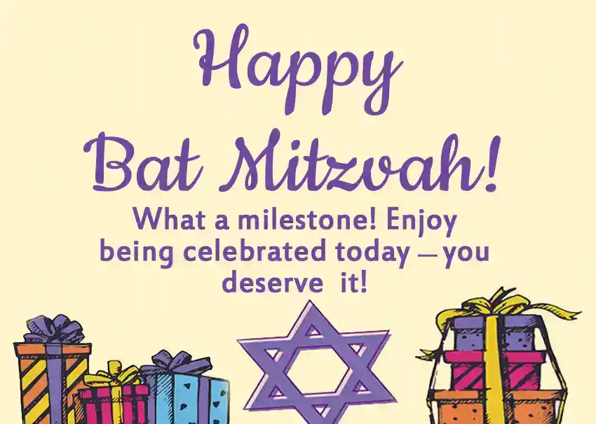 Bat Mitzvah Congratulations Messages