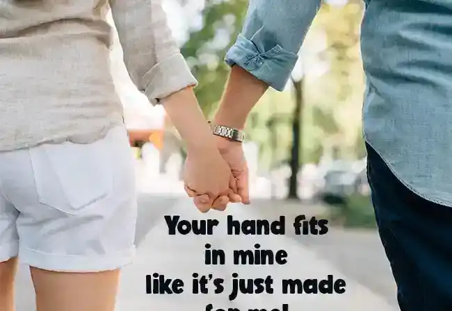 holding hands quote
