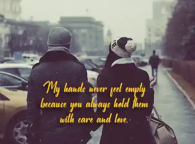 hand holding quotes