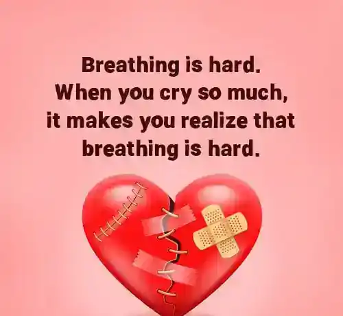 sad message for him