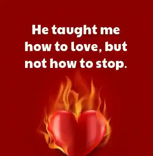 sad message for her