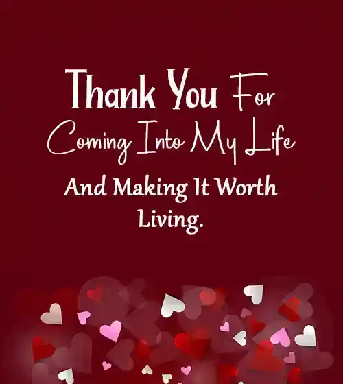 Thank You for Coming into My Life Messages for Her