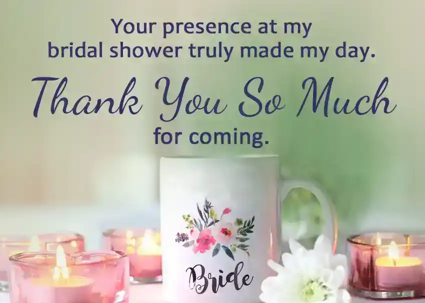 Bridal Shower Thank You Notes