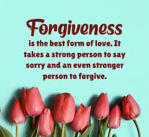 Forgiveness Messages