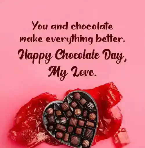 chocolate day wishes for love