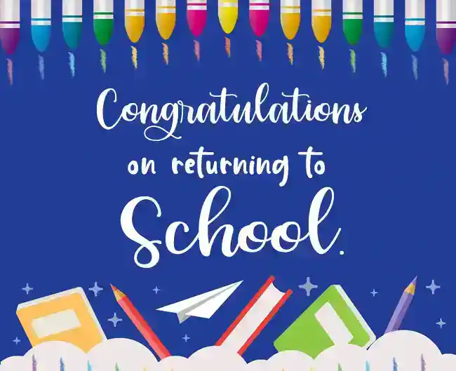 back to school wishes