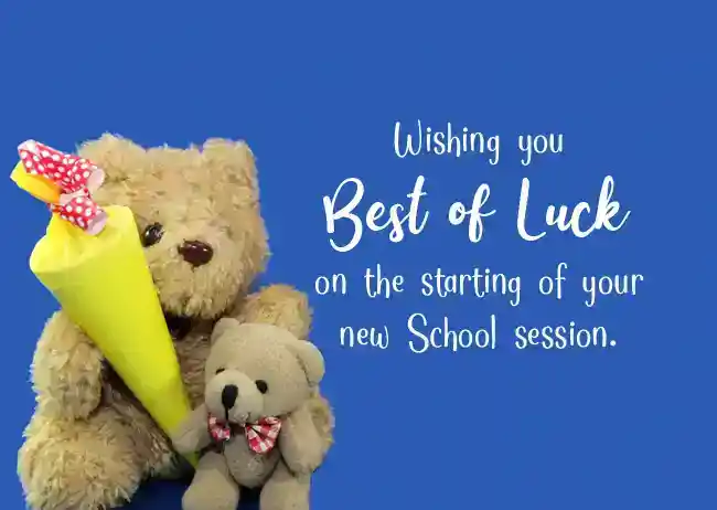 best wishes for new school year