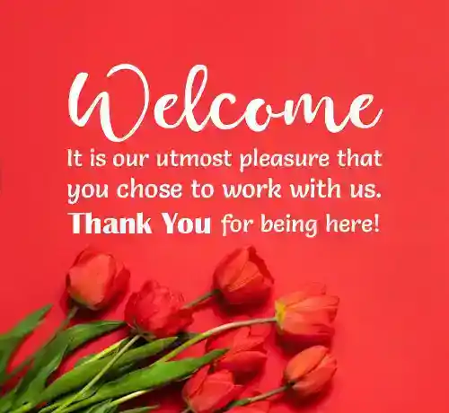 welcome messages for new employee
