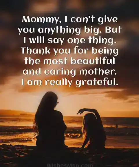 thank you mother messages from daughter