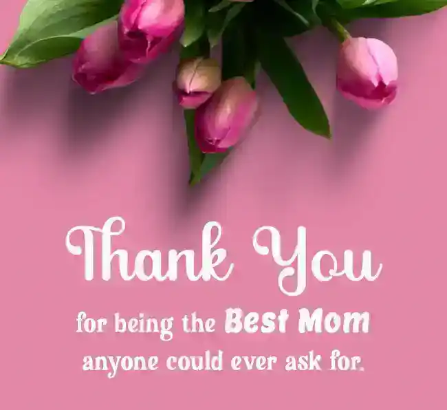 thank you message for mother