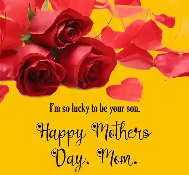 mothers day wishes from son