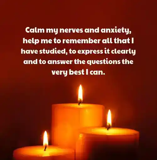 Traditional Prayers for Exams