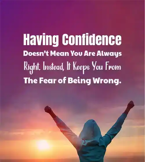Confidence Boosting Messages