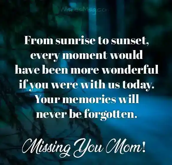 Death-Anniversary-Messages-For-Mother-From-Son