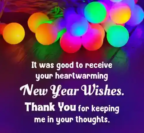 New Year Wishes Reply