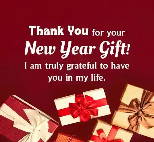 thank you for new year gift