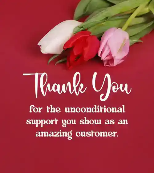 Thank You Message To Customer