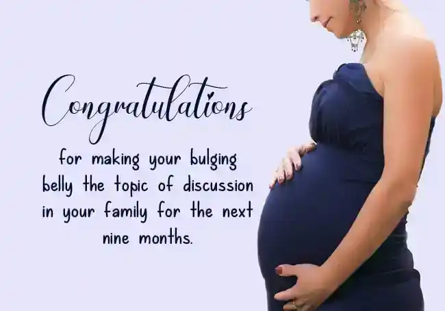 funny pregnancy messages