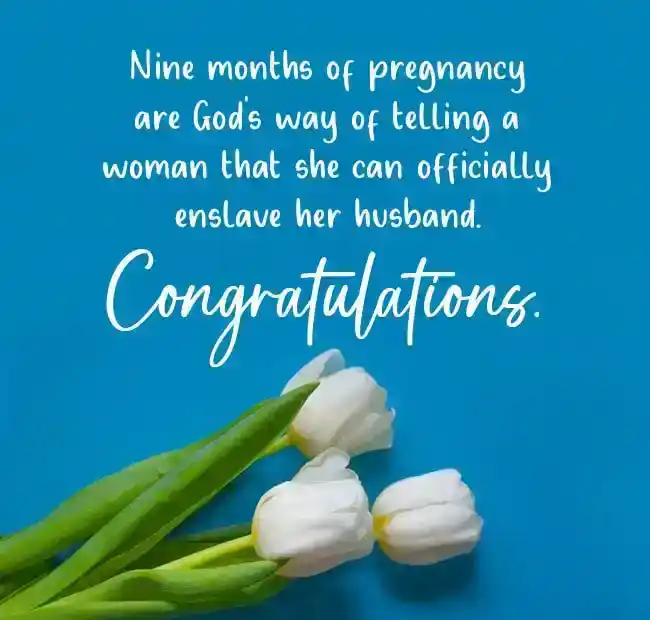 maternity wishes funny