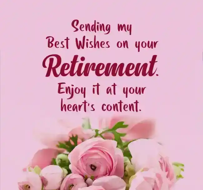 retirement messages