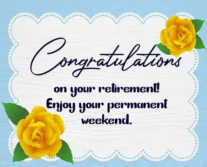 Congratulations on Your Retirement Wishes