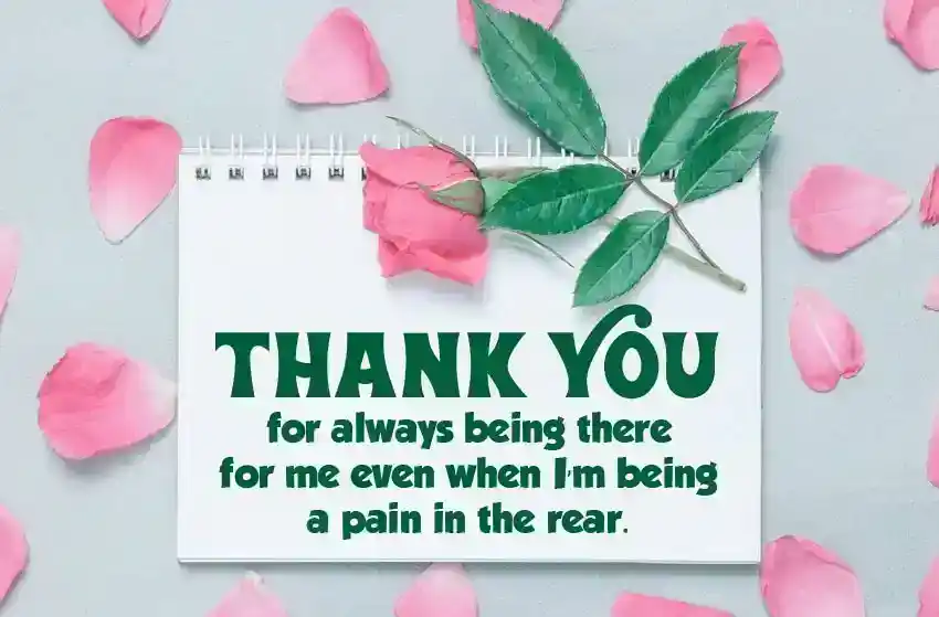 Thank You Message for My Sister