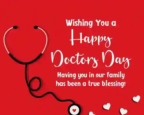 doctors day wishes for a doctor in family