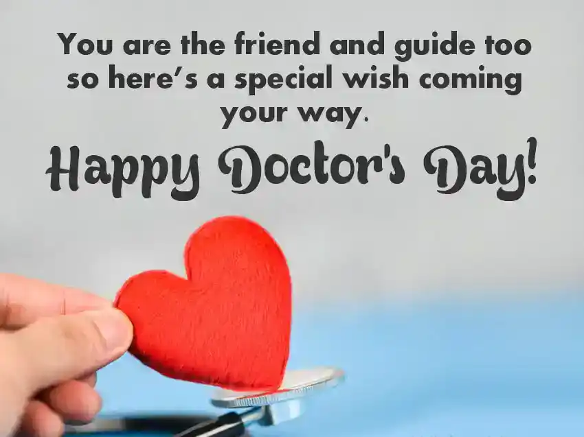 best wishes for a friend on doctors day