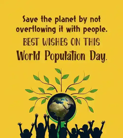 World Population Day Card Message
