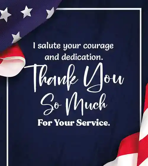 thank you for your service veterans