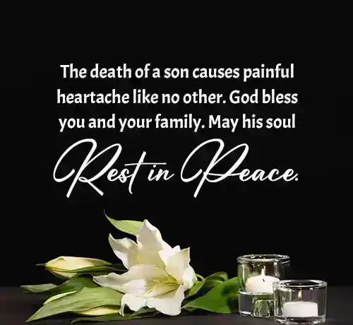 loss of son message