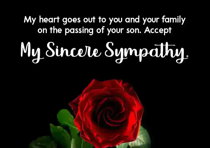 Sympathy for Loss of Child or Infant Son