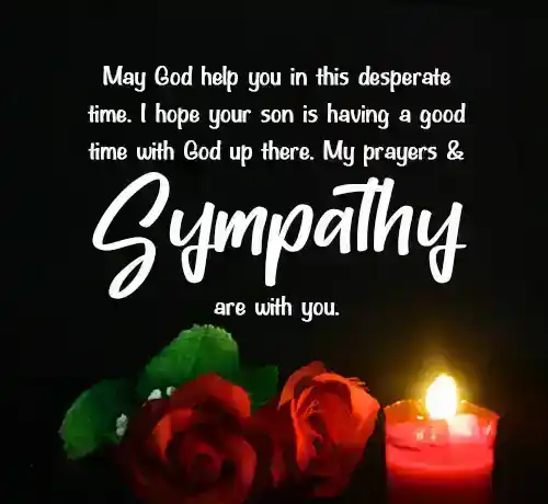Sympathy Prayers for Loss of Son