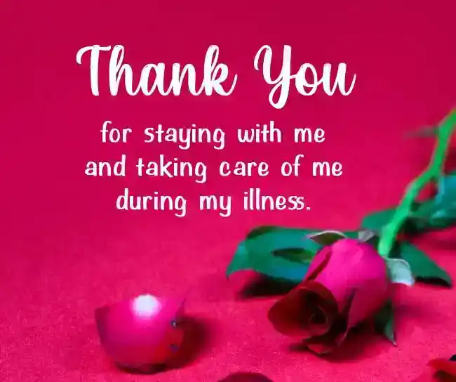 Thank You for Taking Care of Me