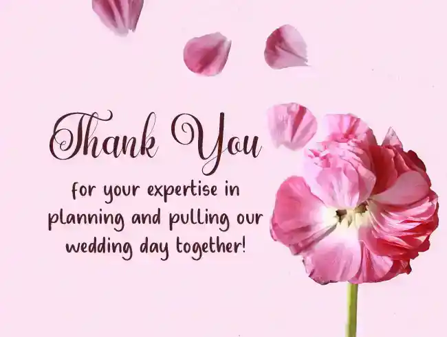 wedding thank you wording