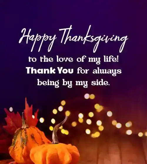 Thanksgiving Love Messages for Boyfriend