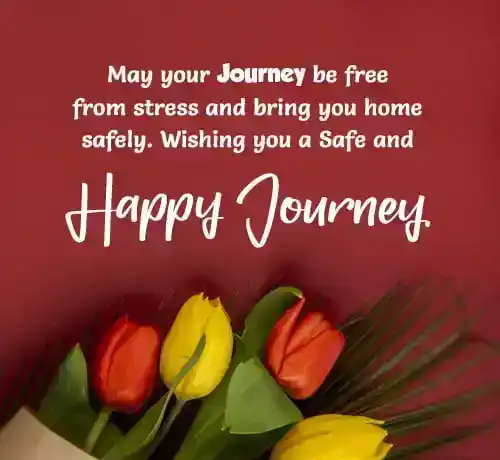happy and safe journey wishes